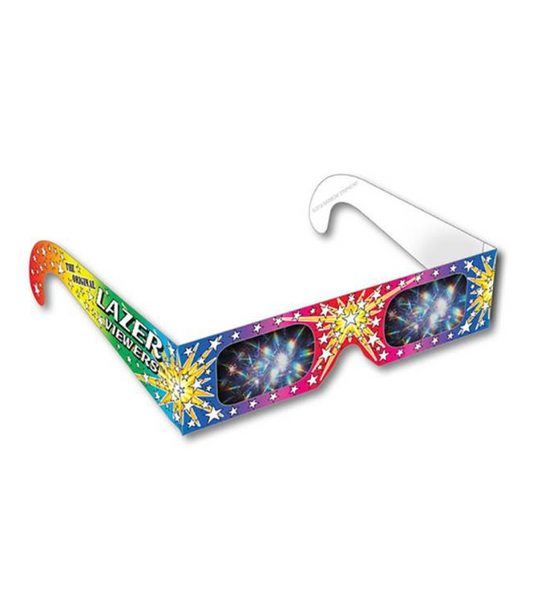 The Original Laser Viewers™ - 3D Fireworks Glasses - Retail Display Box - Folded and Wrapped!