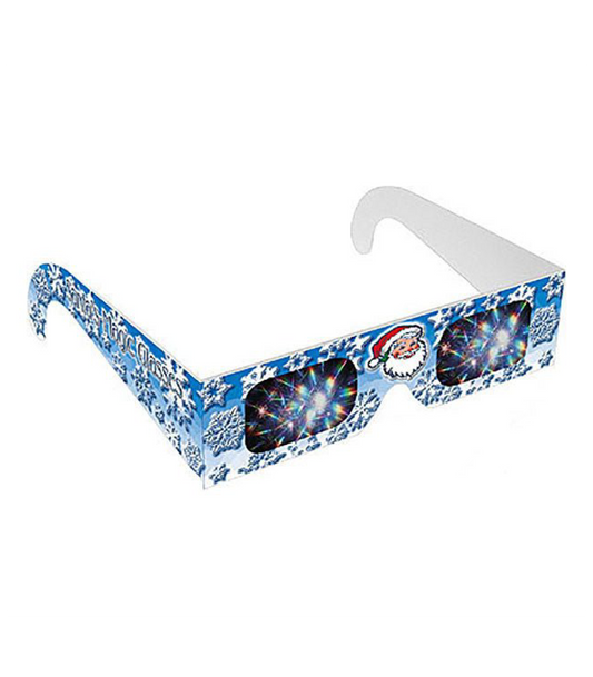 Santa's Magic Rainbow Glasses® with Retail Display Box - Folded and Wrapped!