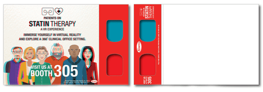 Custom 3D Postcard for Statin Therapy
