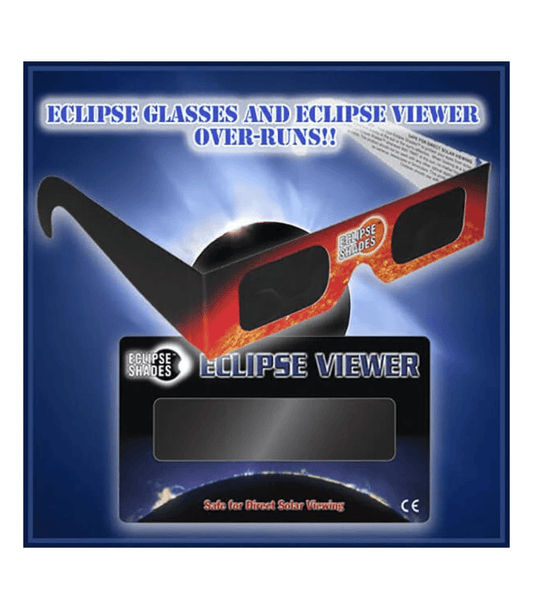Eclipse Glasses and Eclipse Viewers Over-Runs