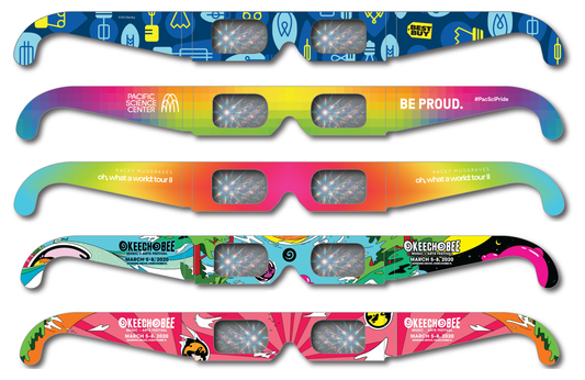 Custom Fireworks Glasses