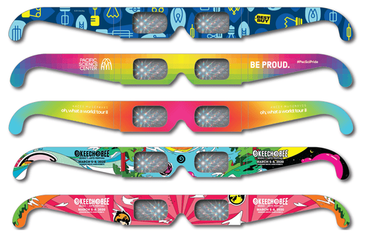 Custom Fireworks Glasses