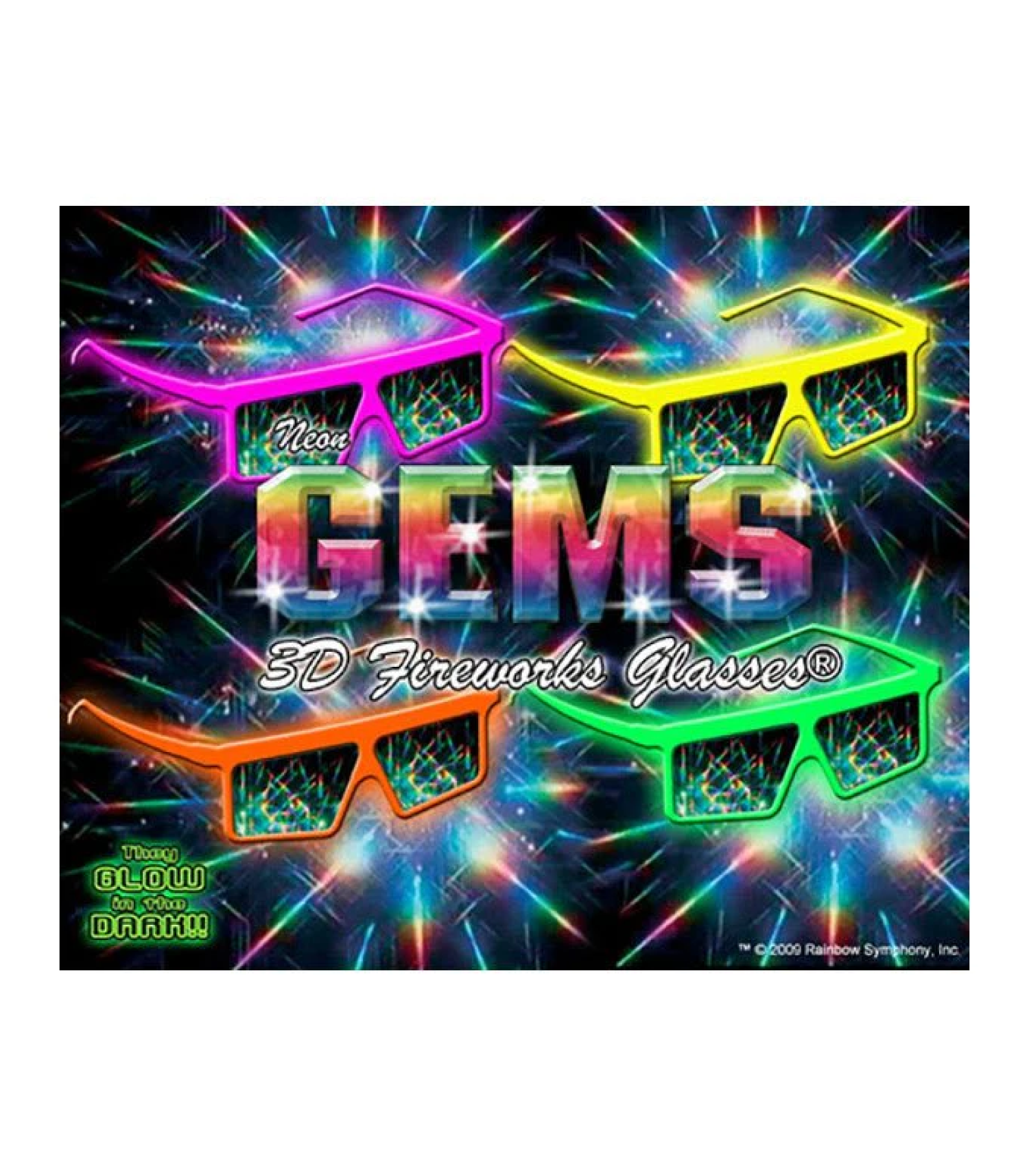 Holographic Glasses | Plastic Frames | Rainbow Symphony – Rainbow