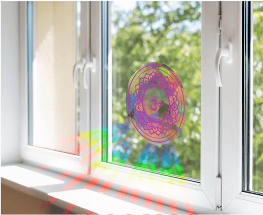 The Chakra Set | Rainbow Window Decals Set