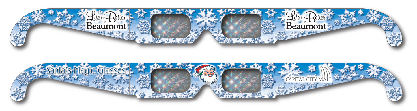 Holiday Rainbow Glasses