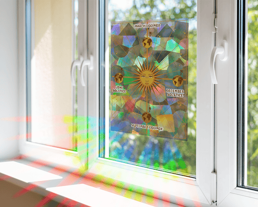 Solstice Suncatcher - Rainbow Decal