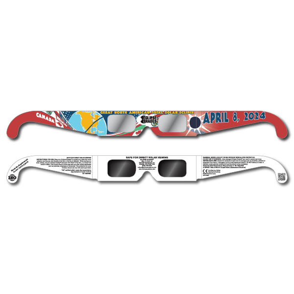 2025 Eclipse Glasses & Poster Certified Rainbow Symphony