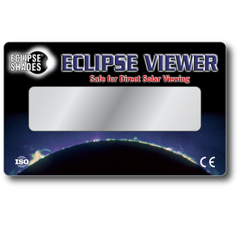 Solar Eclipse Viewer - Safe for Direct Solar Viewing - ISO Compliant & CE Certified for Direct Solar Viewing - 3" X 5"