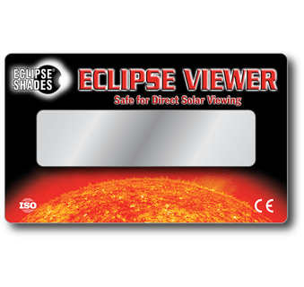 Solar Eclipse Viewer - ISO Compliant & CE Certified for Direct Solar Viewing - 3" X 5"