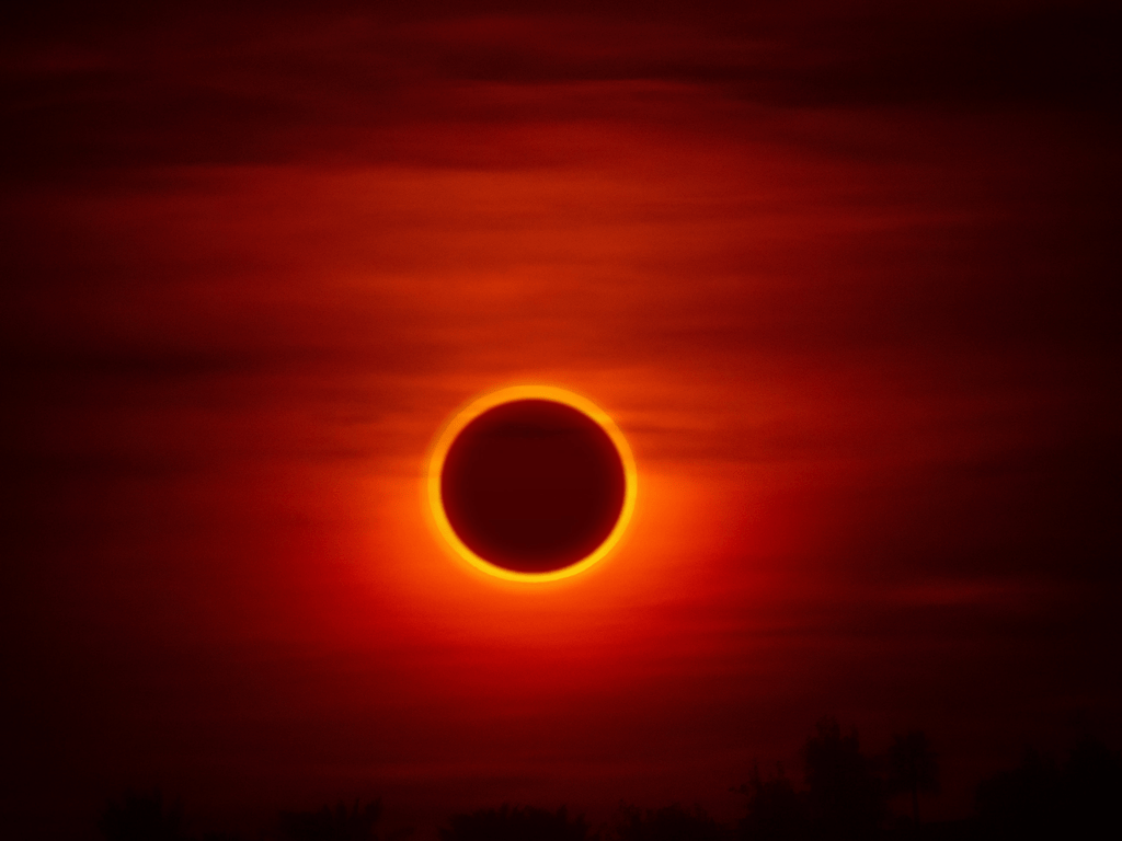 An annular eclipse