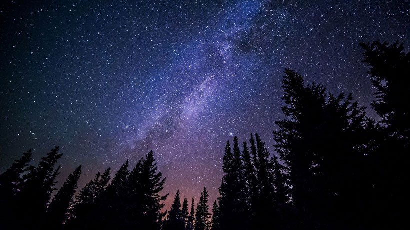 milky way galaxy night sky stars
