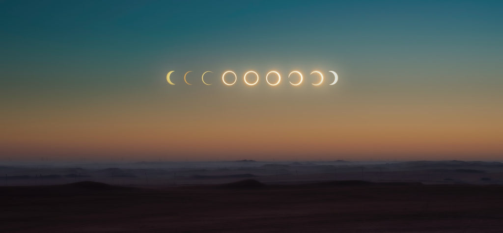 Stages of an eclipse