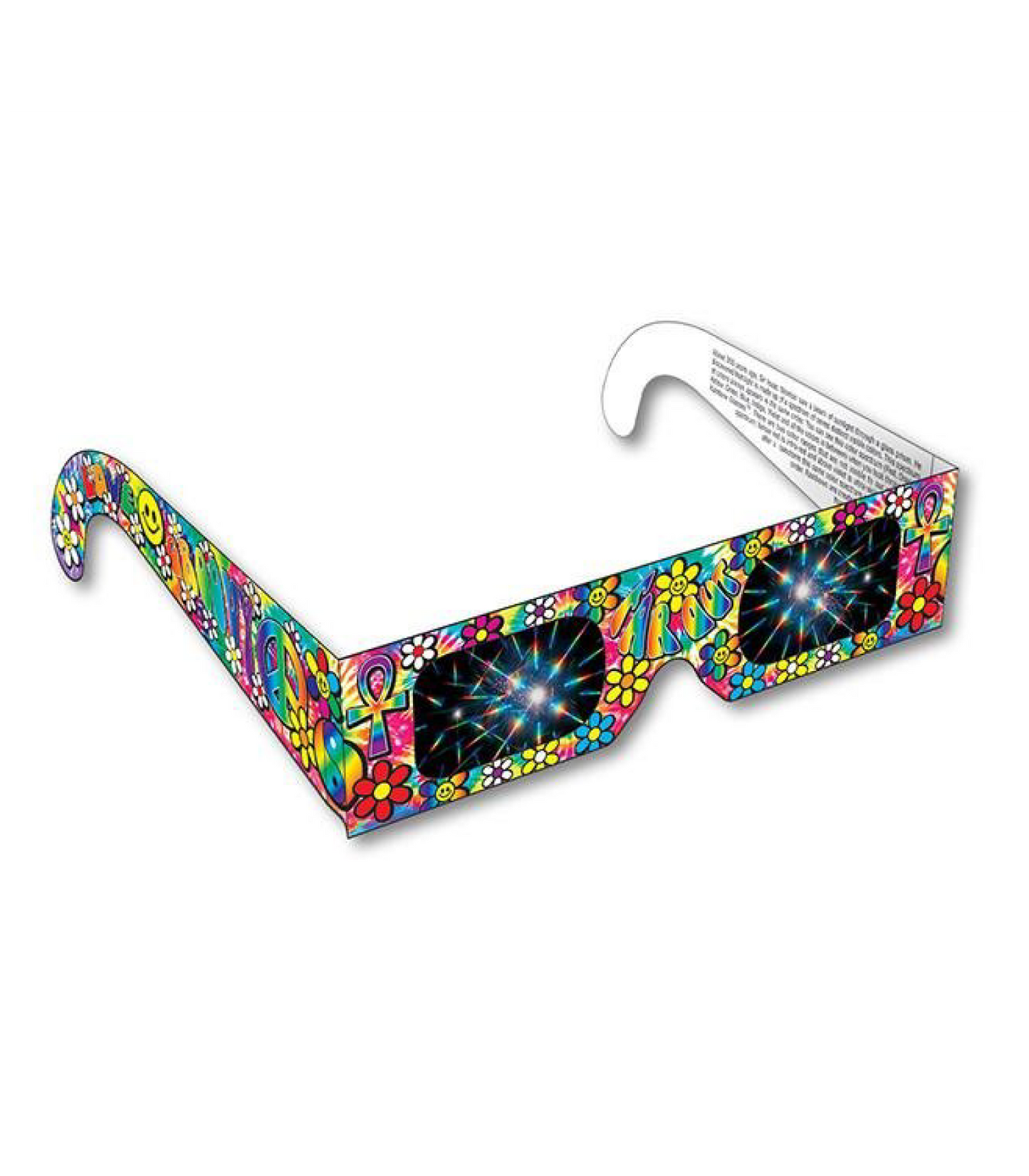 Rainbow Rave Glasses | Groovy 60s Design | Rainbow Symphony