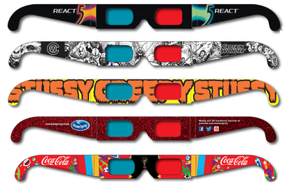 Examples of Custom Anaglyph Glasses