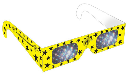 Custom Neon Fireworks Glasses