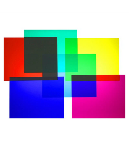 Color Filters Set - Six 8" x 10" Sheets