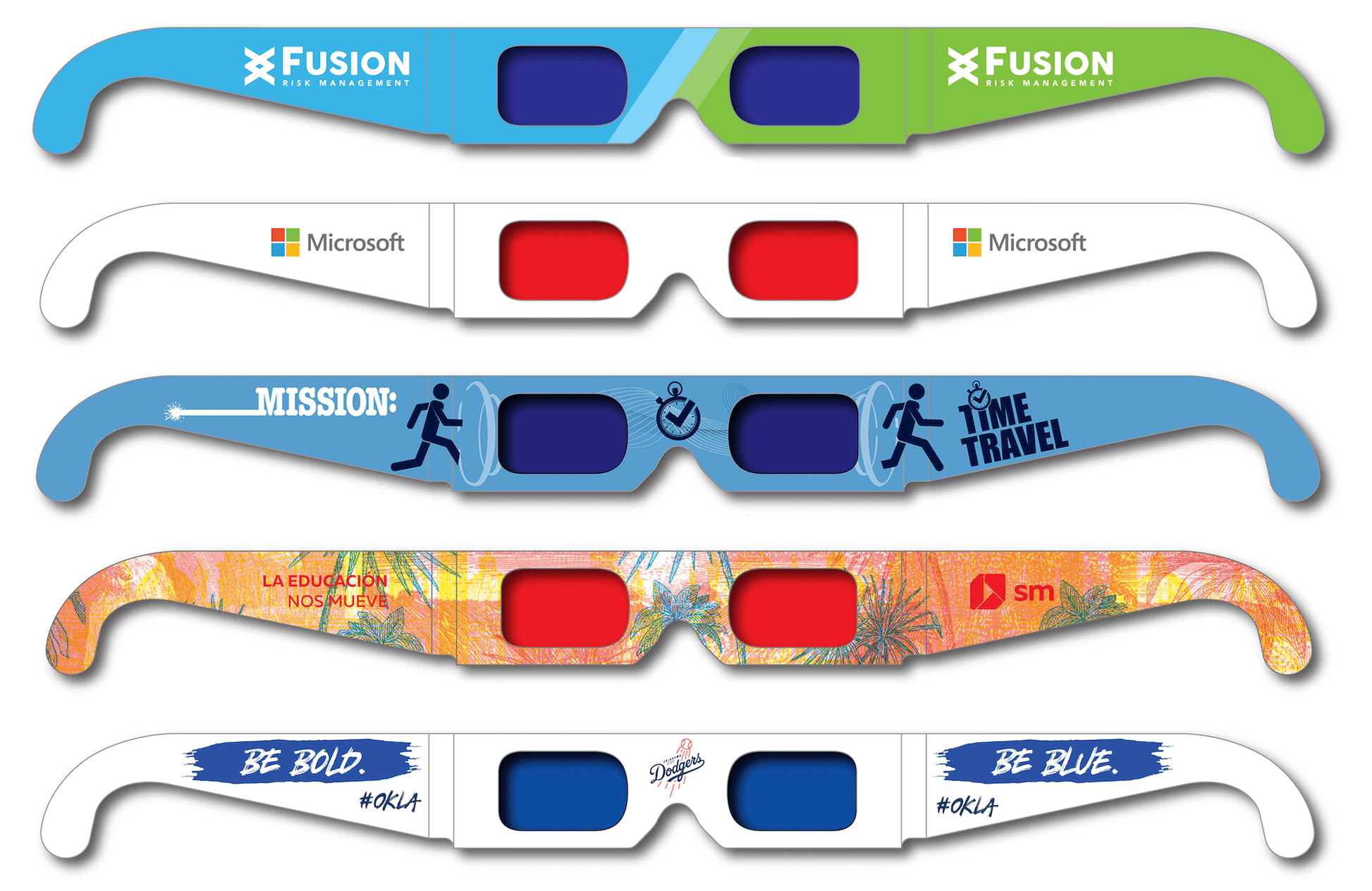Examples of customized decoder glasses