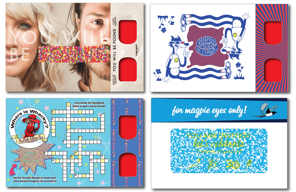 Decoder Card | Secret Message Card & Glasses | Customizable Promos ...