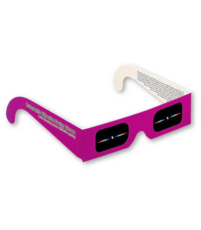 Diffraction Grating Glasses - Linear 1000 line/mm