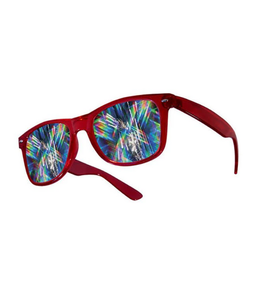 Rainbow Diffraction Plastic Rave Glasses | Rainbow Symphony