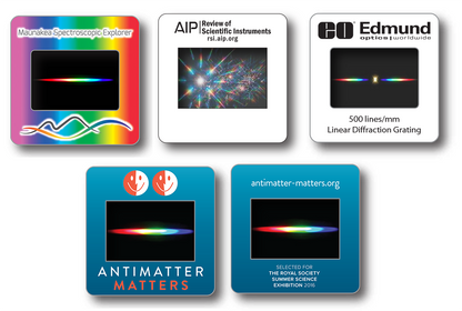 Science & Education: Custom Diffraction Grating Slides