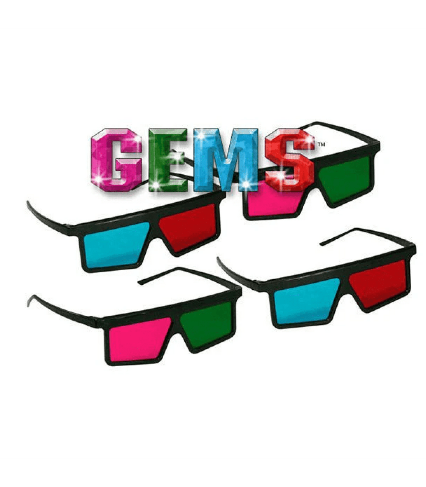 GEMS™ Plastic 3D Glasses Variety Pack