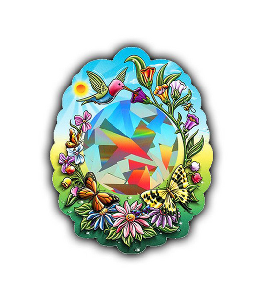 Suncatcher - Rainbow Hummingbird Suncatcher