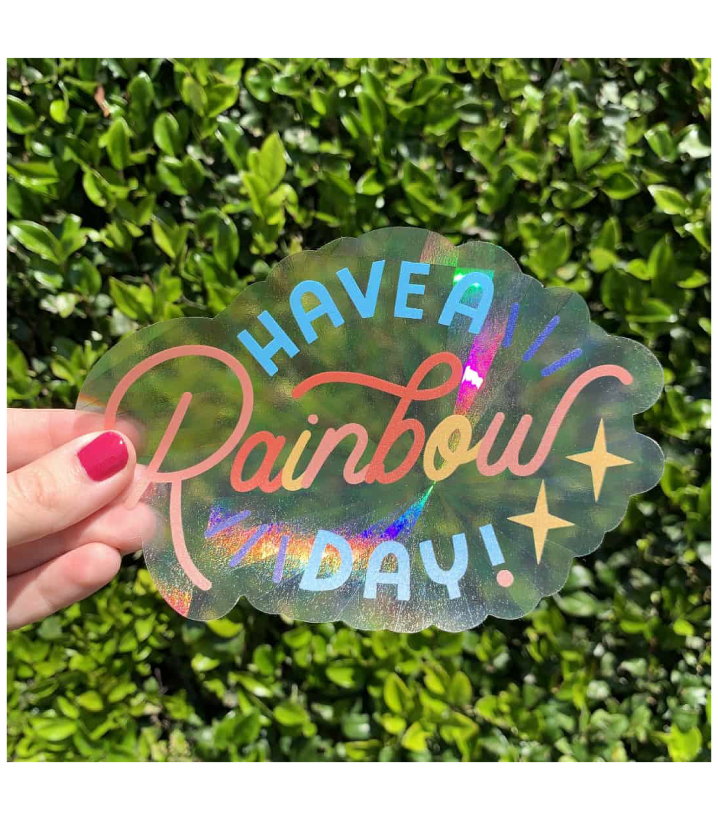 Inspirational Suncatcher Rainbow Decals