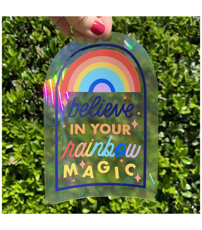 Inspirational Suncatcher Rainbow Decals