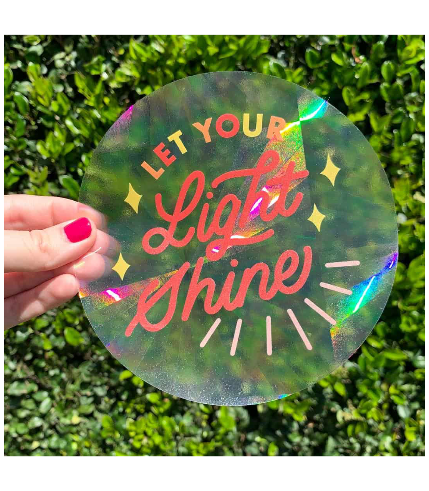 Inspirational Suncatcher Rainbow Decals