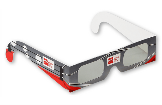Custom polarized 3D glasses by Rainbow Symphony