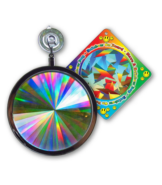 Axicon Suncatcher | Rainbow Prism Decor | Rainbow Symphony
