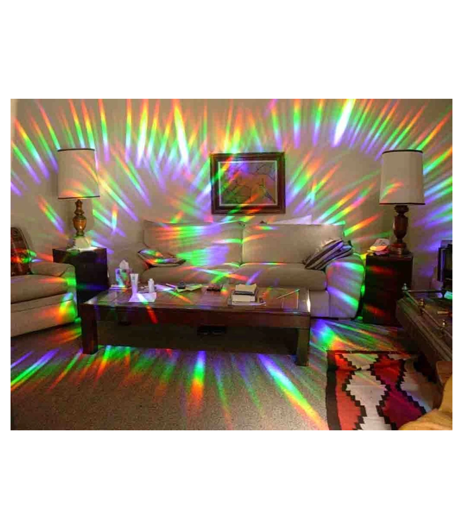 Axicon Suncatcher | Rainbow Prism Decor | Rainbow Symphony