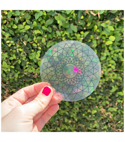 Sacred Geometry Suncatcher Set | Rainbow Decals Set
