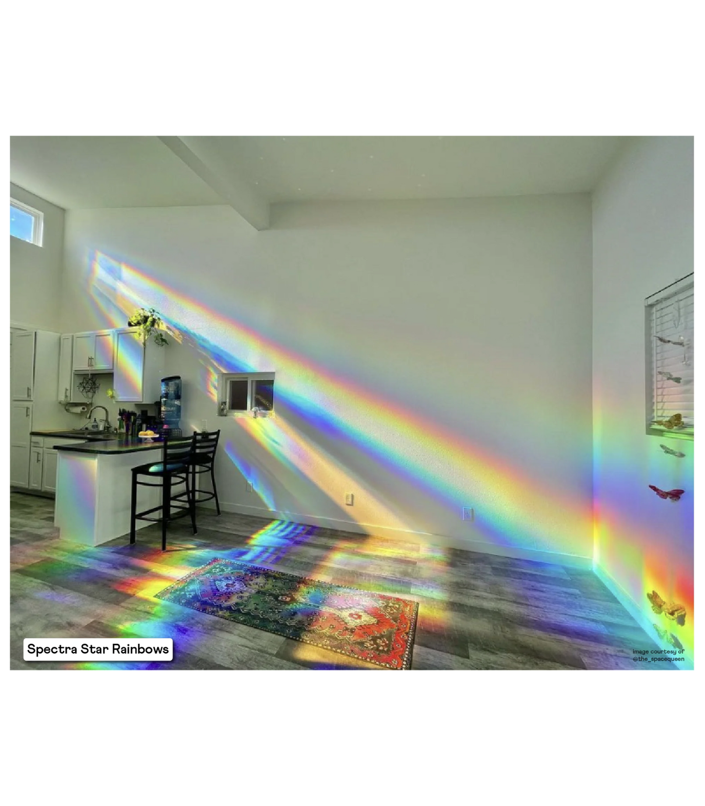 Holographic Suncatcher Rainbow Window Film Sheets