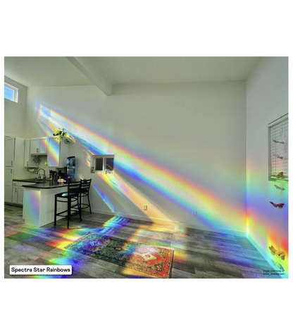 Holographic Suncatcher Rainbow Window Film Sheets