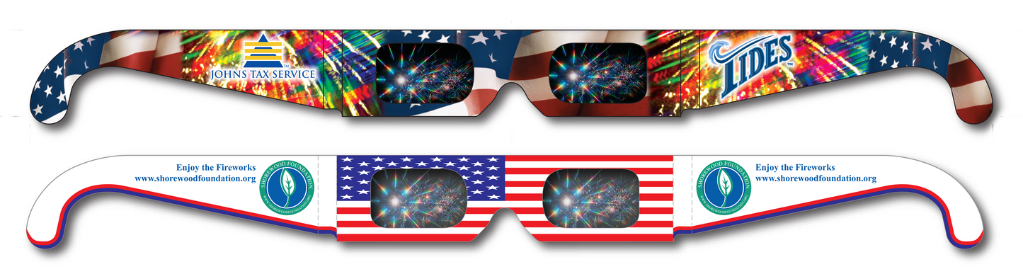 Holiday Rainbow Glasses