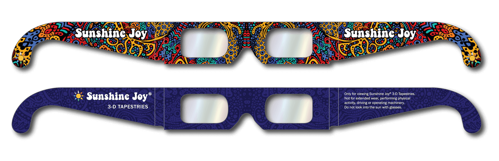 Custom RainbowDepth 3D Glasses for Sunshine Joy