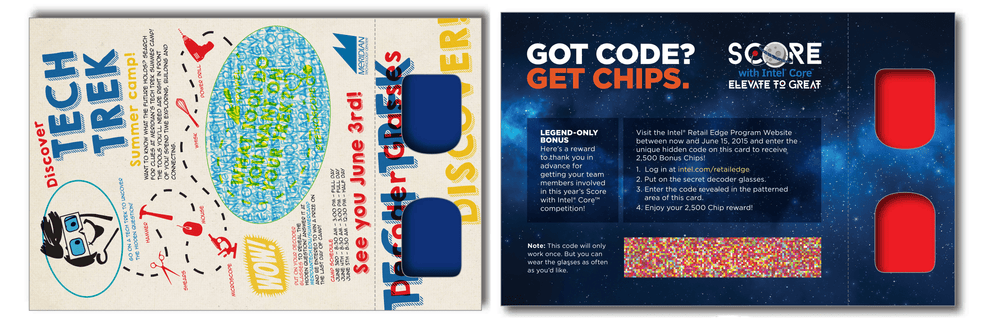 Decoder Card Merch Decoder Card | Secret Message Card & Glasses | Customizable Promos ...