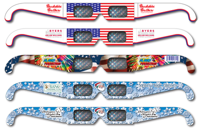 Holiday Rainbow Glasses