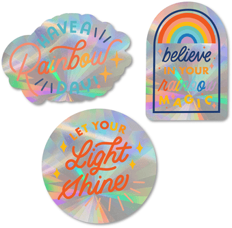 Inspirational Suncatcher Rainbow Decals