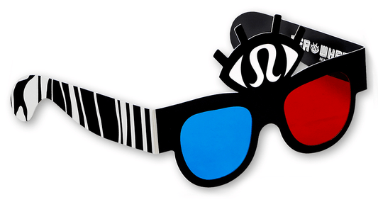 Custom Anaglyph Glasses for Lululemon