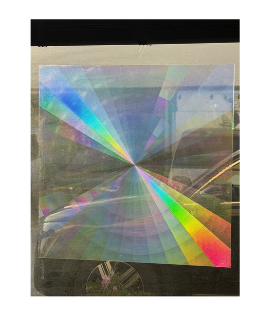 Holographic Suncatcher Rainbow Window Film Sheets