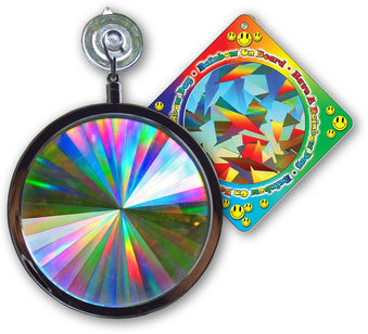 Axicon Rainbow Window Suncatcher - Includes a Bonus Rainbow on Board Suncatcher!