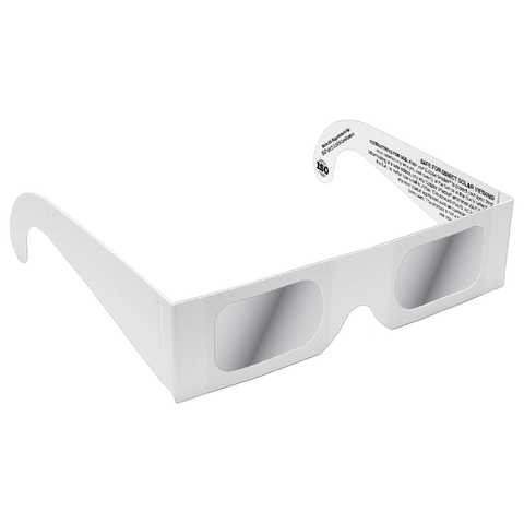 Blank White Eclipse Shades® - Eclipse Glasses - Safe for Solar Viewing