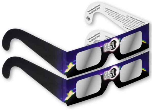 Plastic Eclipse Glasses - Eclipse Shades® - Wrap Around Solar Eclipse Goggles -  Comes With 2 Free Pairs of Our Paper Eclipse Glasses!