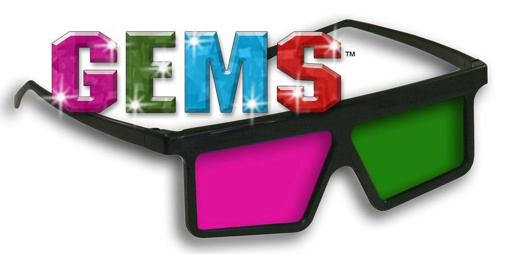 GEMS™ Plastic 3D Glasses | Variety Pack | Rainbow Symphony
