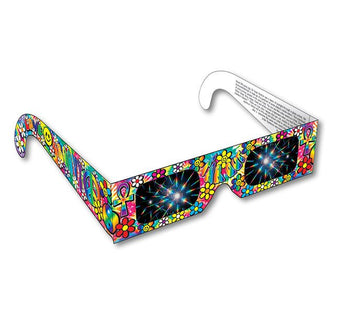 groovy 60's diffraction glasses