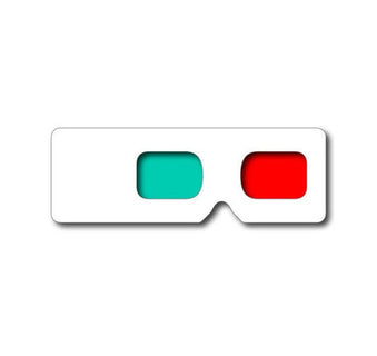 Large Hand Held 3D Glasses