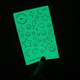 Nostalgia Glow | Glow in the Dark Sticker Sheet